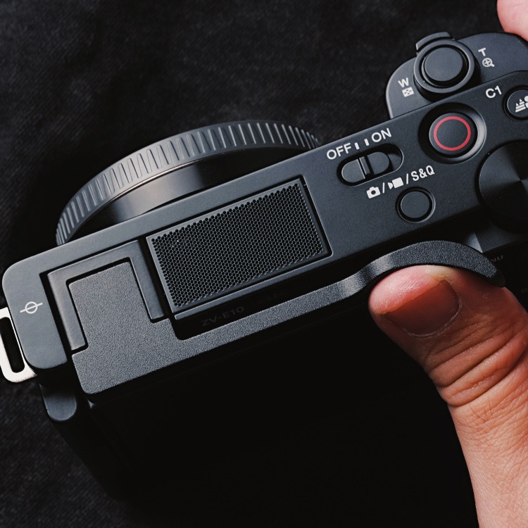 Sony Camera Zv-E10 - 메탈 핫슈 엄지손가락 그립 확장형 그립