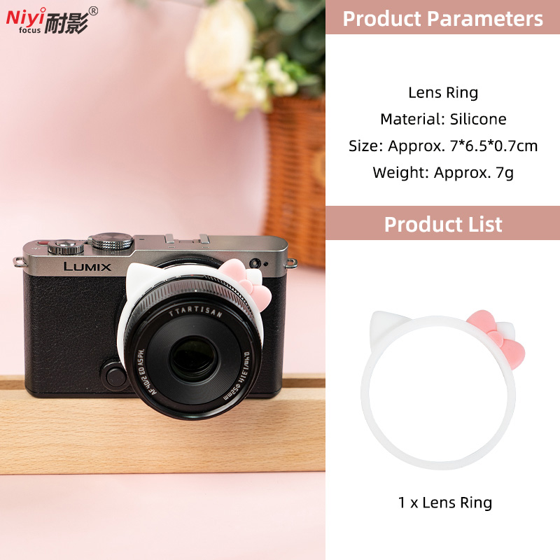 니이포커스 렌즈 장식 링 귀여운 만화 고양이 귀 실리콘 - Sony Camera Zv-E10 리뷰 및 가격