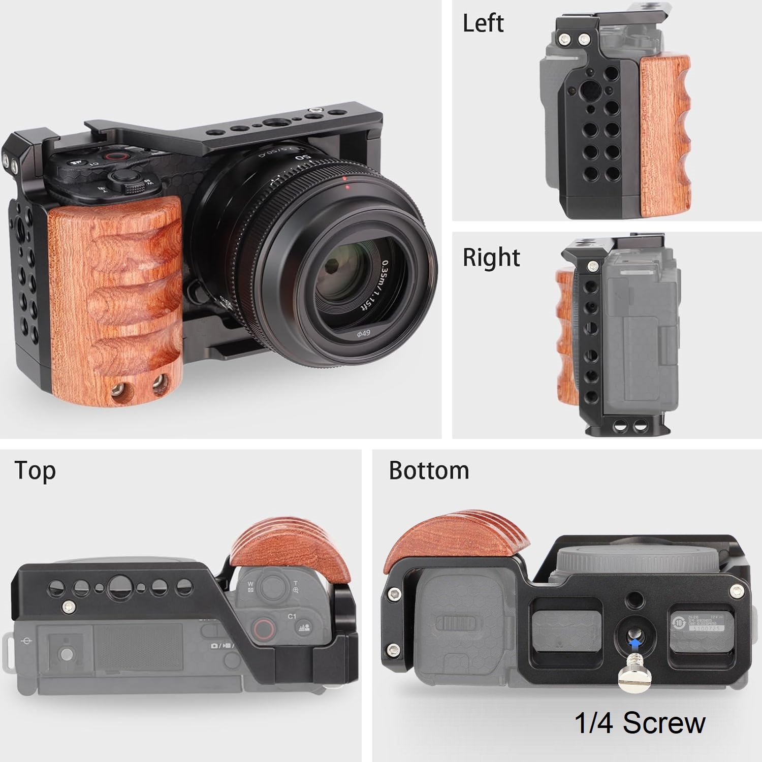 소니 ZV-E10 카메라 케이지 (콜드슈, 1/4''  - Sony Camera Zv-E10 리뷰 및 가격